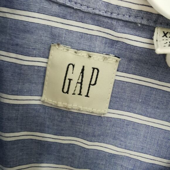 2/$20 Gap Striped button down t-shirt size 2-3 years - Picture 3 of 5